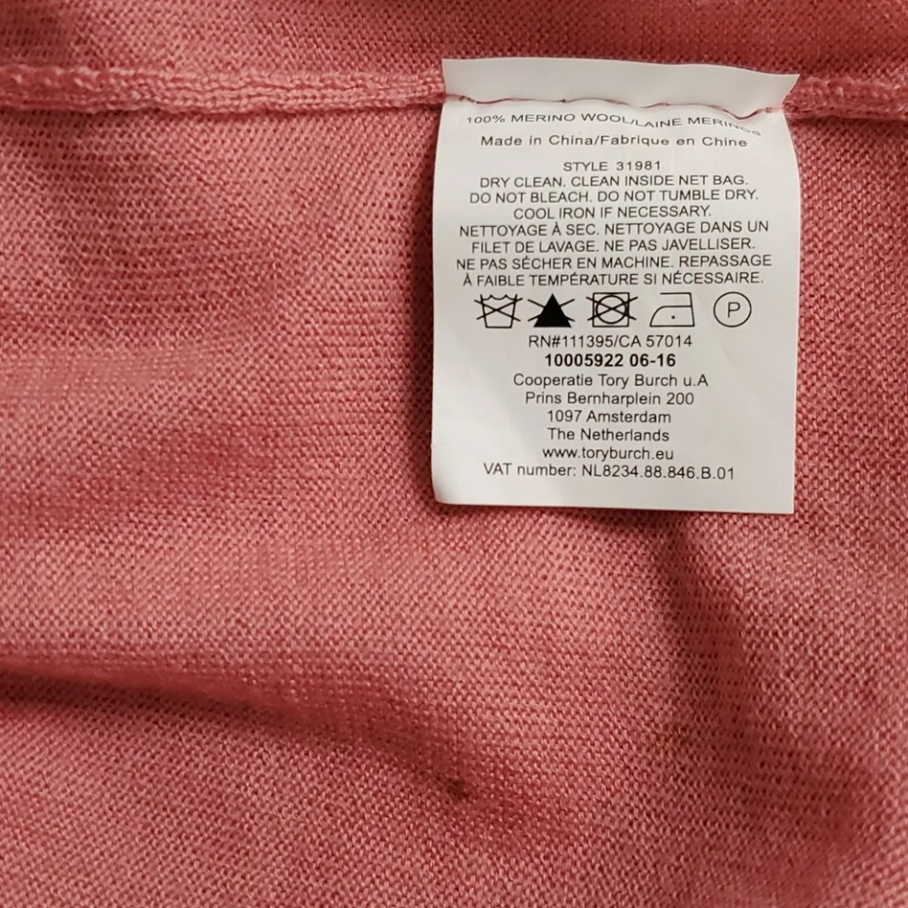 Tory Burch merino wool cardigan small